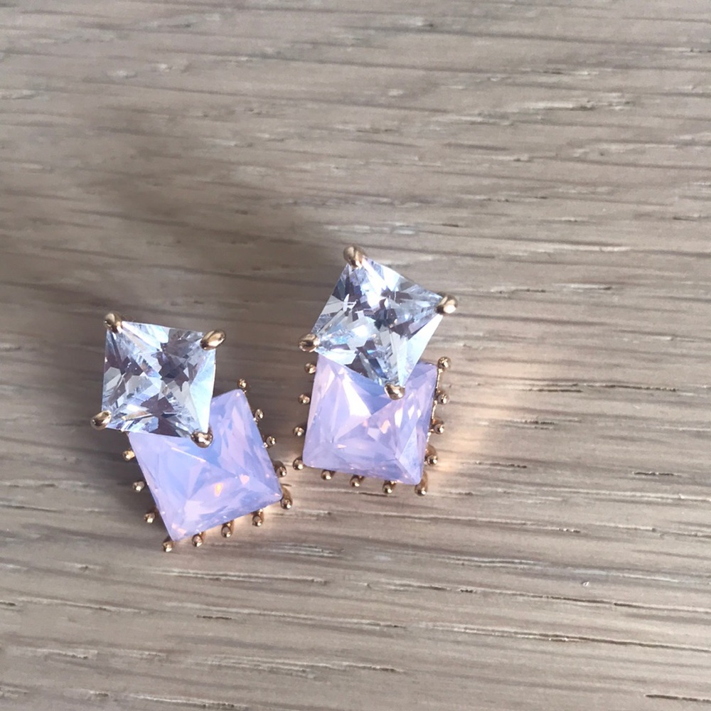 Beautiful pink earrings